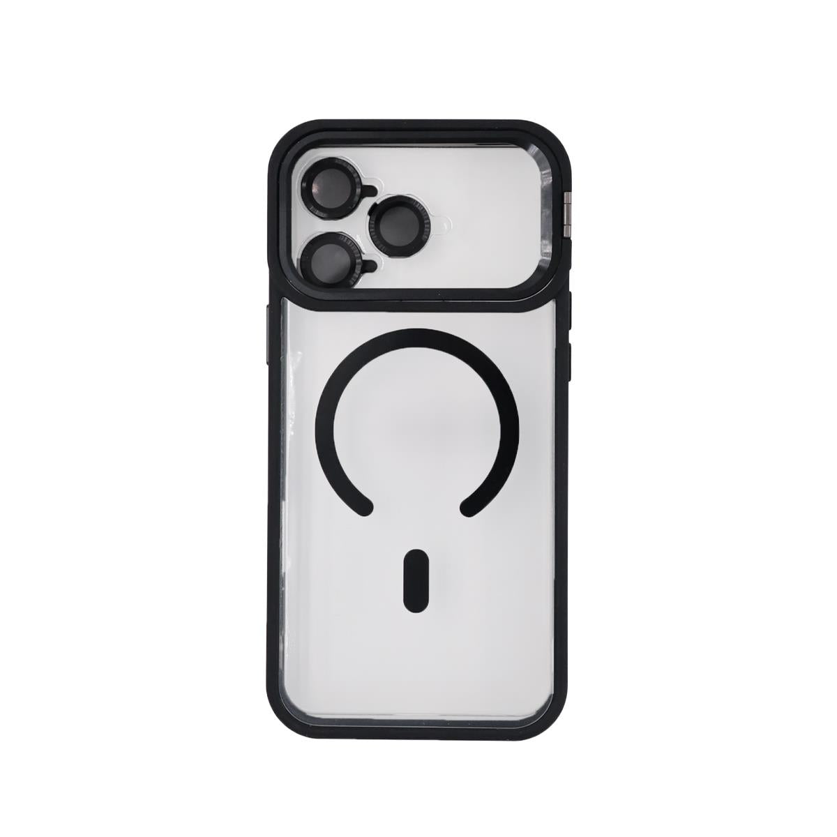 MOPAL MagSafe-Compatible Stand Camera-Lens Protection Clear Pass-1 Silicone Case for iPhone 16 · 4