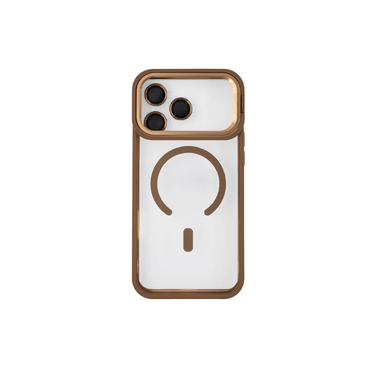MOPAL MagSafe-Compatible Stand Camera-Lens Protection Clear Pass-1 Silicone Case for iPhone 16 · 7