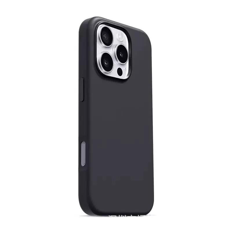 MOPAL MagSafe-Compatible Faux-Leather Look Let Silicone Case for iPhone 16e · 3