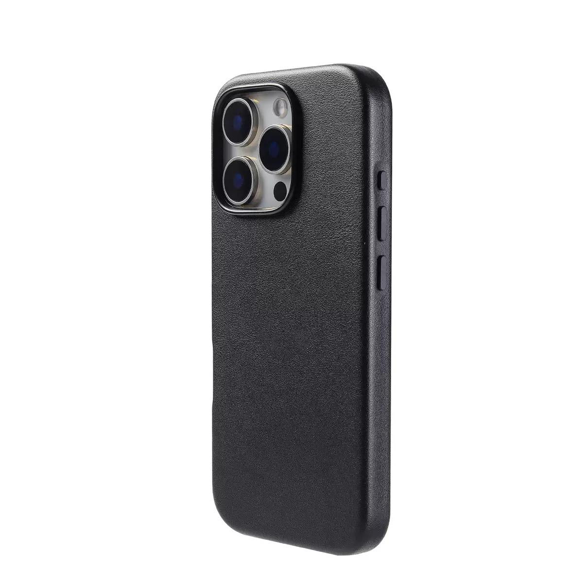 MOPAL MagSafe-Compatible Faux-Leather Look Let Silicone Case for iPhone 16e · 4