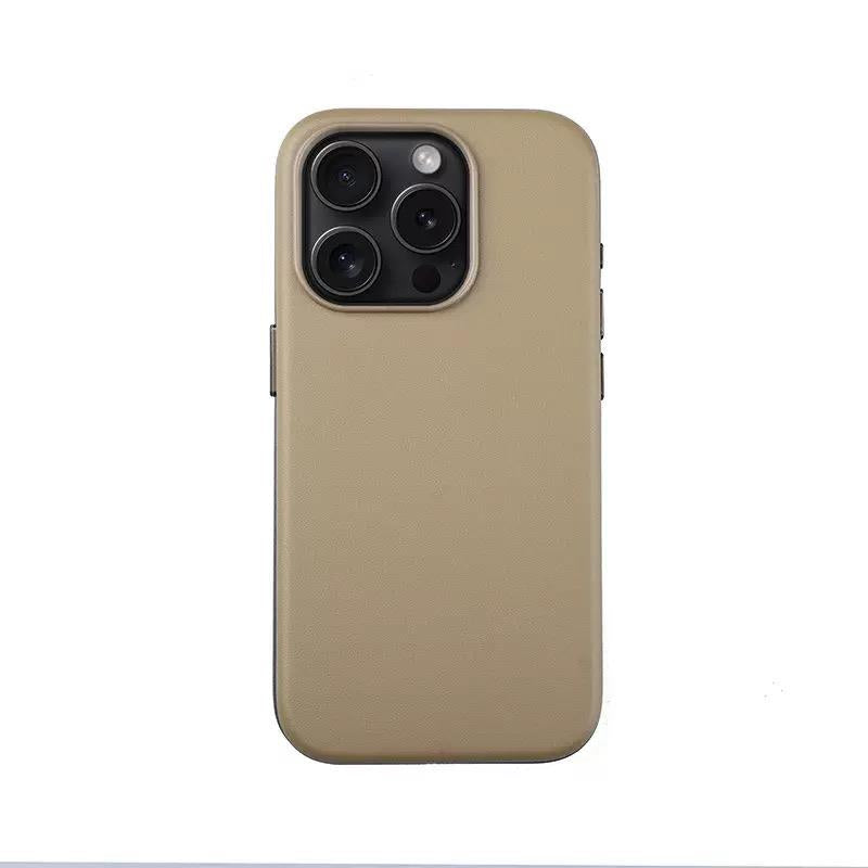 MOPAL MagSafe-Compatible Faux-Leather Look Let Silicone Case for iPhone 16e · 1