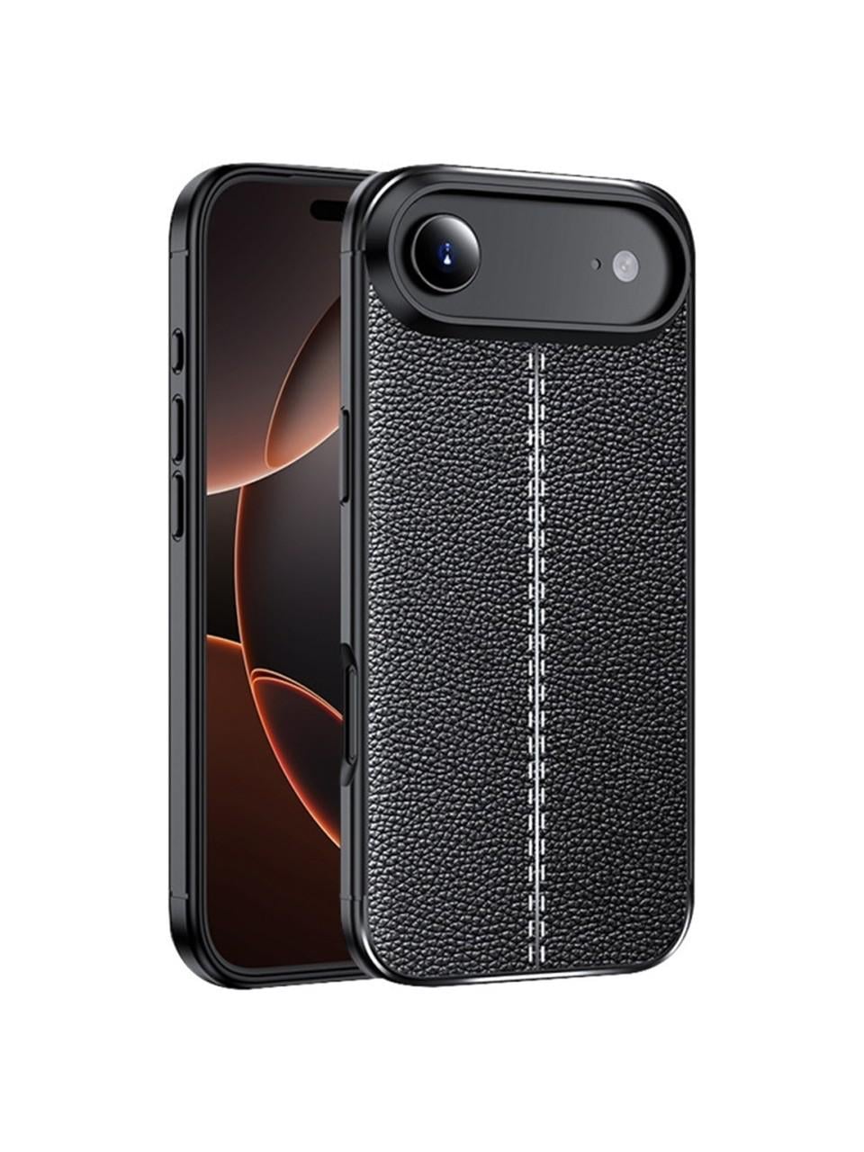 MOPAL iPhone 17 Air Deri Hissiyatlı Dikiş Detail Firo Silicone Case · 1