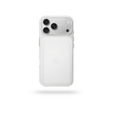 MOPAL iPhone 17 Air Card Holder Clear Yuki Silicone Case · 2