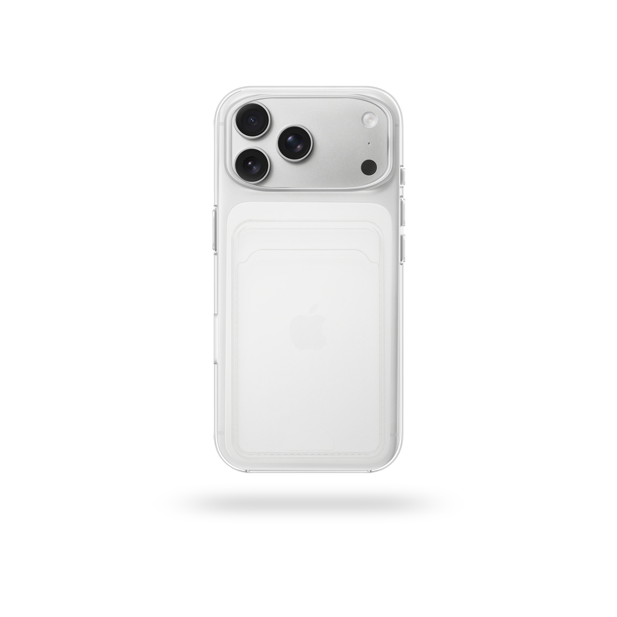 MOPAL iPhone 17 Air Card Holder Clear Yuki Silicone Case · 2