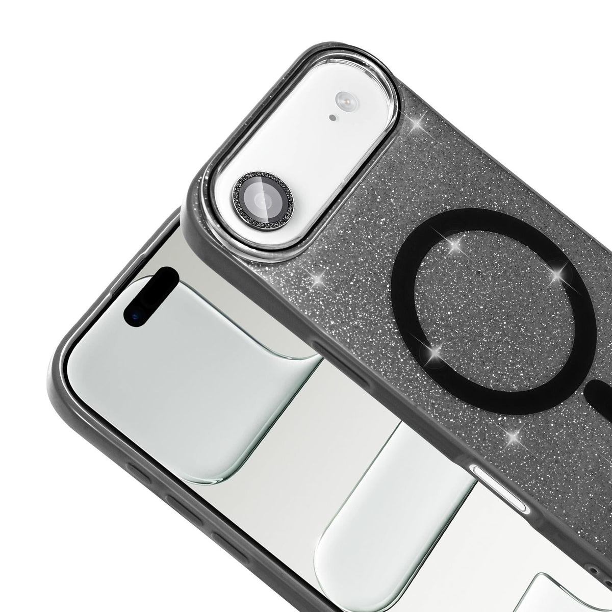 MOPAL Lens Koruma Camı Hediyeli Glitter Kutup Silicone Case for iPhone 17 Air · 4