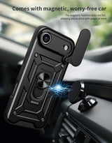 MOPAL iPhone 17 Air Stand Sliding Shock-Resistant Slide Silicone Case · 6