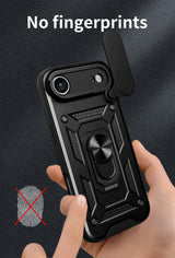 MOPAL iPhone 17 Air Stand Sliding Shock-Resistant Slide Silicone Case · 7