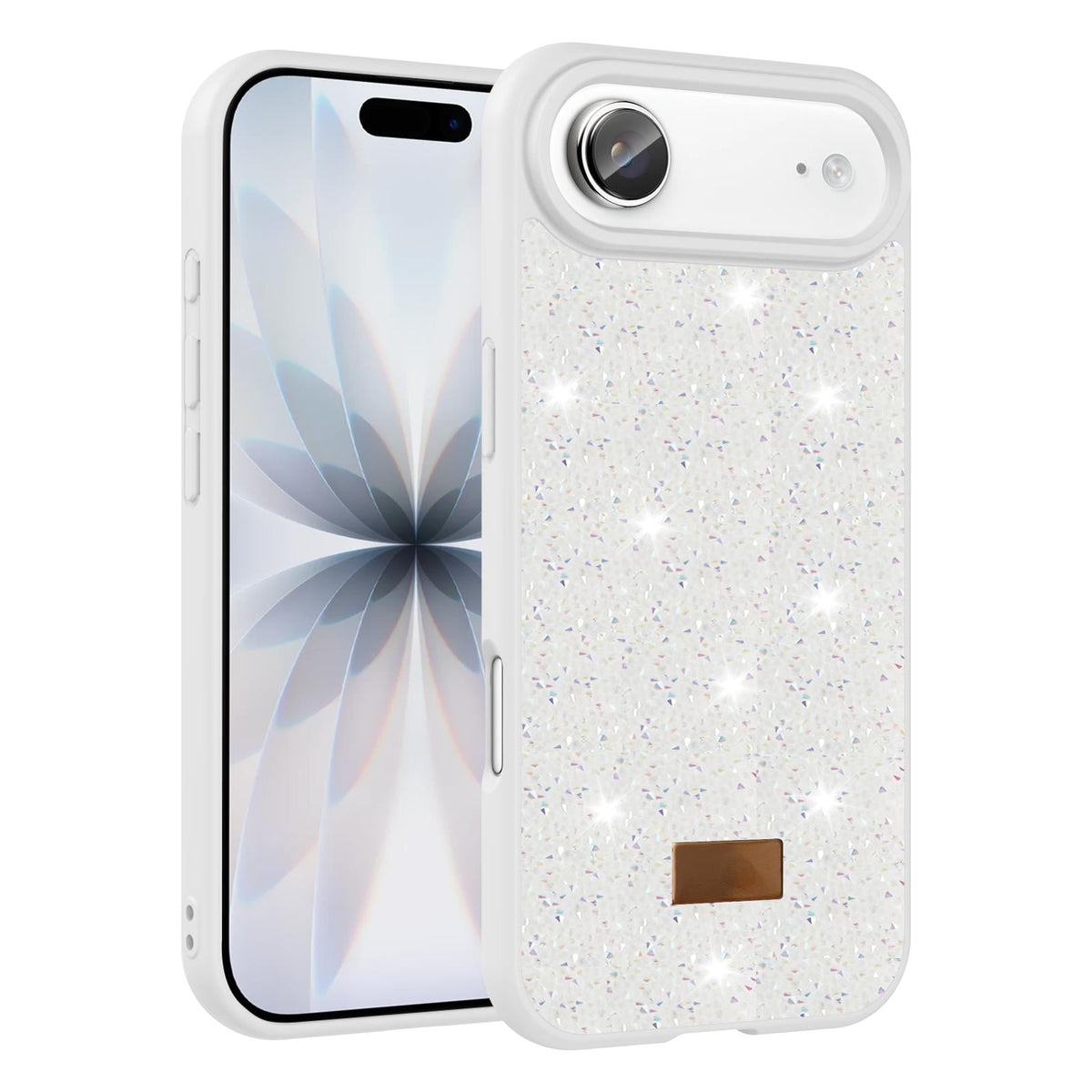 MOPAL Shock-Resistant Rhinestone Detail Melt Silicone Case for iPhone 17 Air · 4