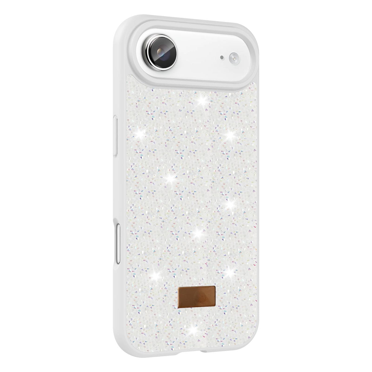 MOPAL Shock-Resistant Rhinestone Detail Melt Silicone Case for iPhone 17 Air · 2
