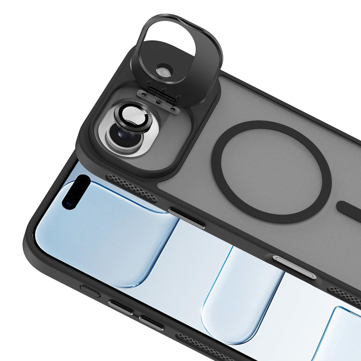MOPAL MagSafe-Compatible Camera-Lens Protection Pass Silicone Case for iPhone 17 Air · 4
