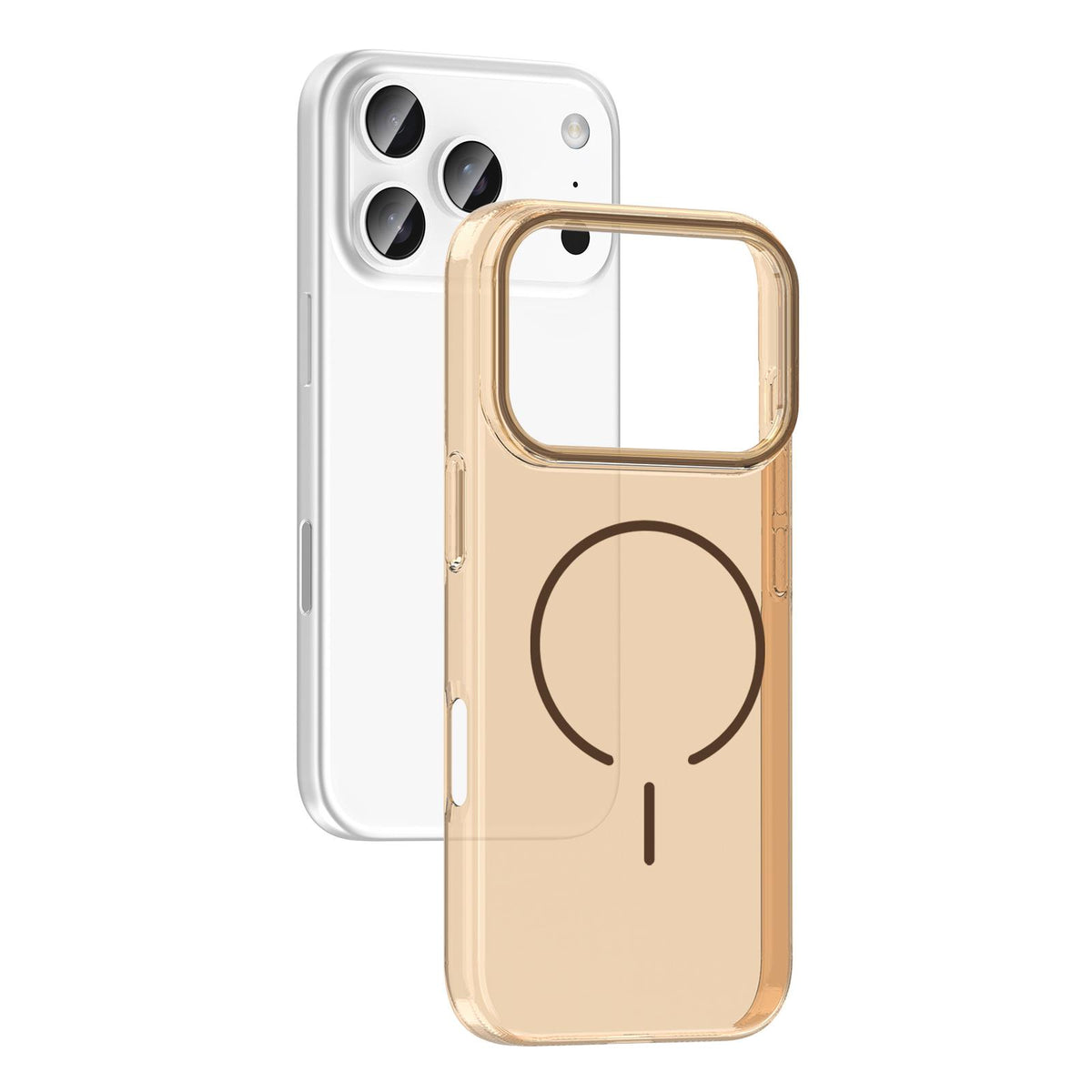 MOPAL MagSafe-Compatible Clear Excel Silicone Case for iPhone 17 Air · 2