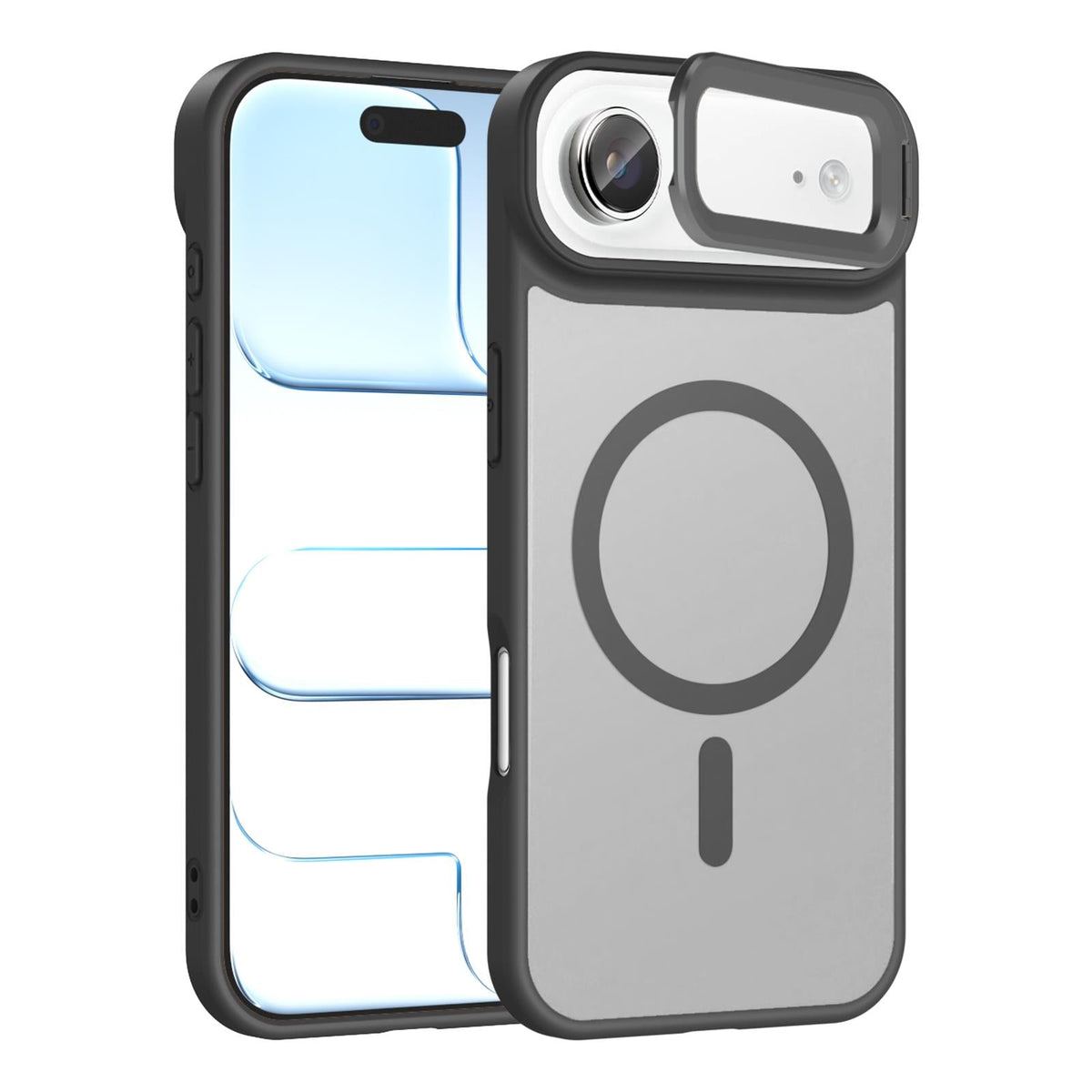 MOPAL MagSafe-Compatible Plastic Edges Toros Silicone Phone Case for iPhone 17 Air · 4