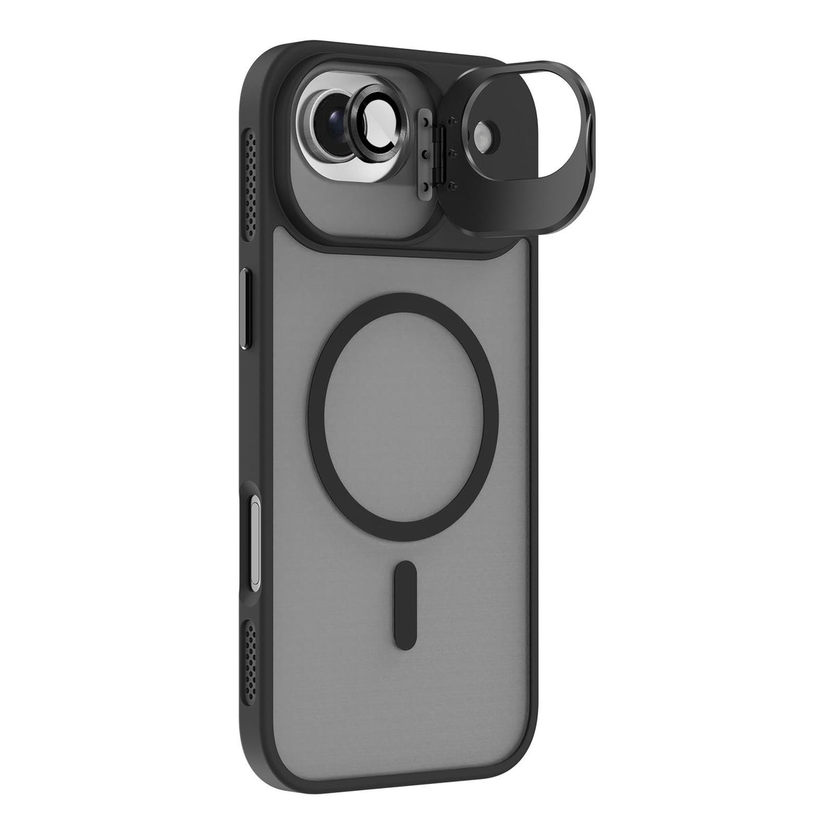 MOPAL MagSafe-Compatible Camera-Lens Protection Pass Silicone Case for iPhone 17 Air · 2