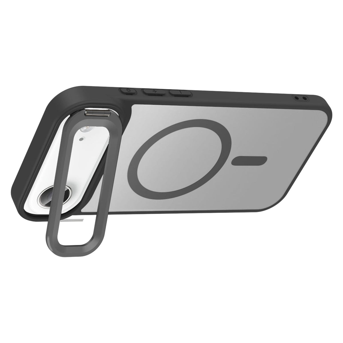 MOPAL MagSafe-Compatible Plastic Edges Toros Silicone Phone Case for iPhone 17 Air · 3