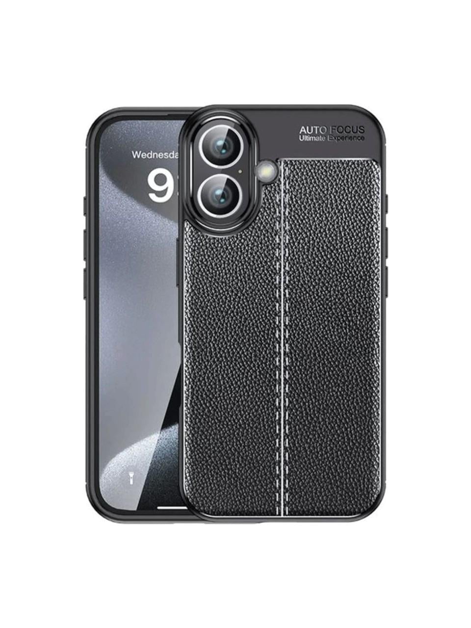 MOPAL iPhone 17 Deri Hissiyatlı Dikiş Detail Firo Silicone Case · 1