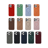 MOPAL iPhone 17 MagSafe-Compatible Velvet-Lined Soft Aqua Silicone Case · 1