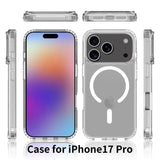 MOPAL iPhone 17 Pro MagSafe-Compatible Clear IQ Silicone Case · 3