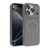 MOPAL iPhone 17 Pro MagSafe-Compatible Velvet-Lined Soft Aqua Silicone Case · 3