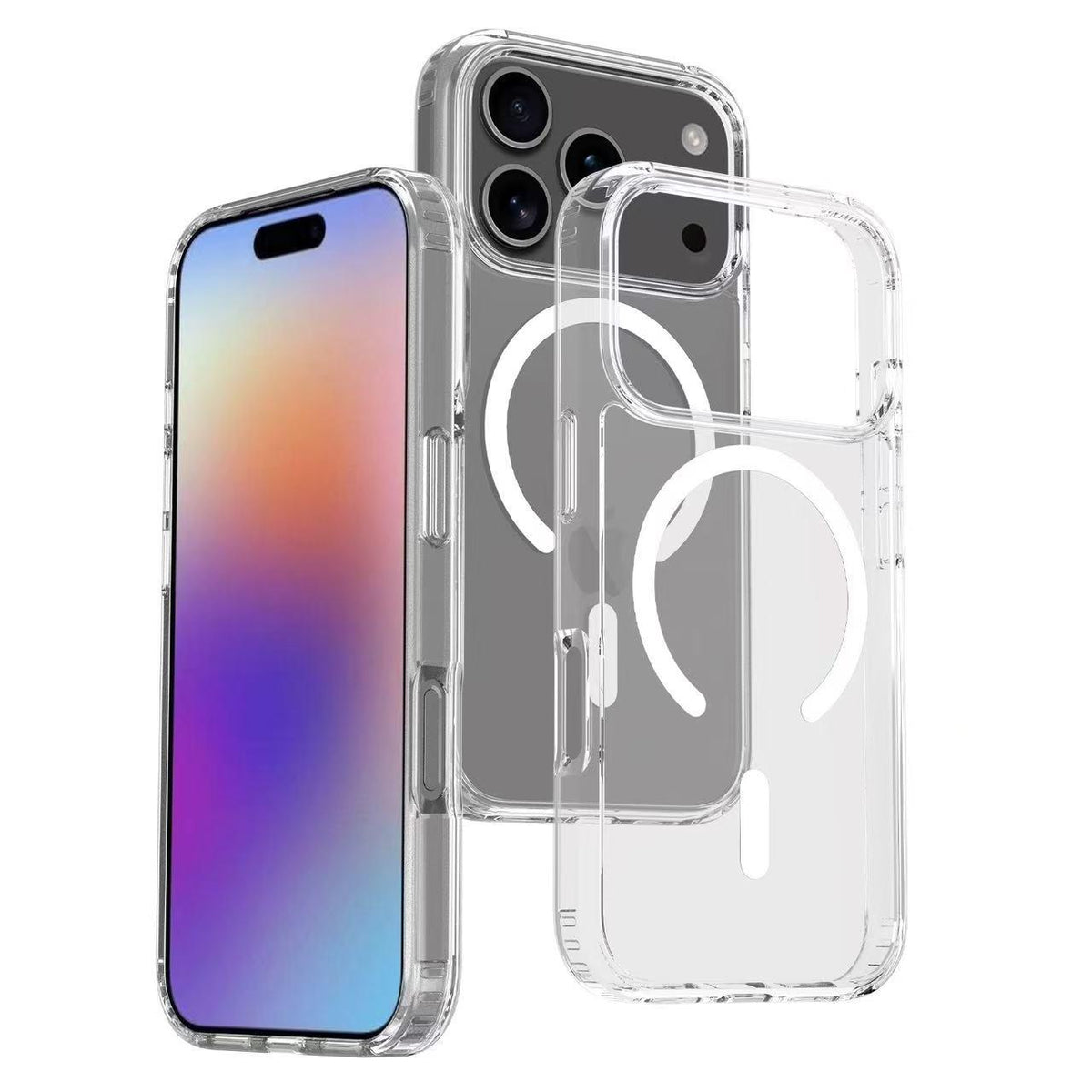 MOPAL iPhone 17 Pro MagSafe-Compatible Clear IQ Silicone Case · 1