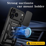 MOPAL iPhone 17 Pro Max Stand Sliding Shock-Resistant Slide Silicone Case · 4