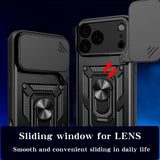 MOPAL iPhone 17 Pro Max Stand Sliding Shock-Resistant Slide Silicone Case · 7