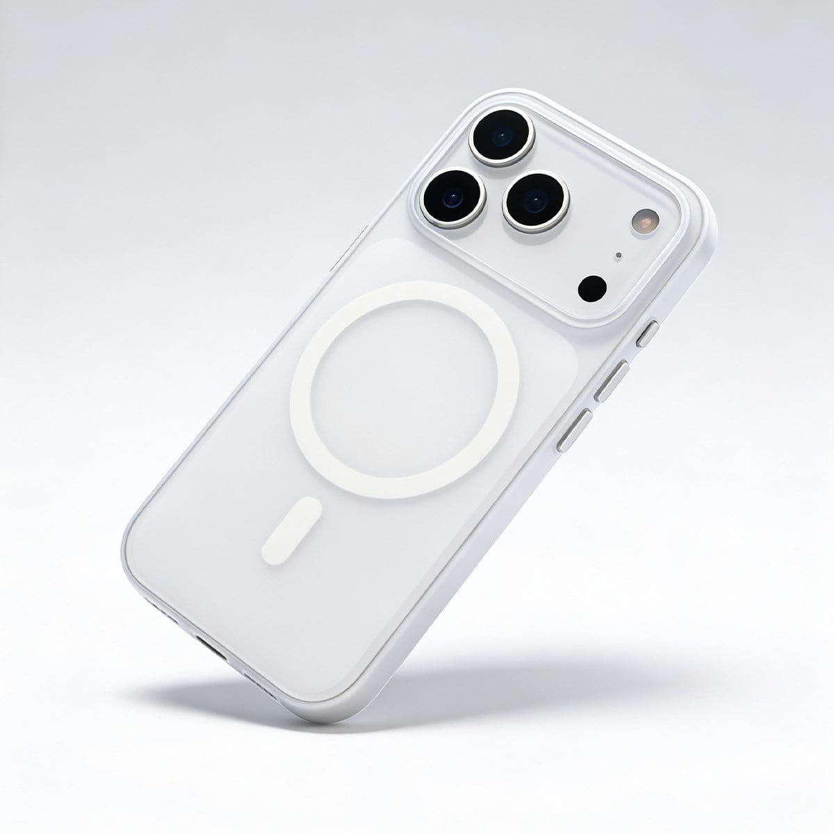 MOPAL MagSafe-Compatible Ultra-Slim Metal Buttons Mond Case for iPhone 17 Pro Max · 3