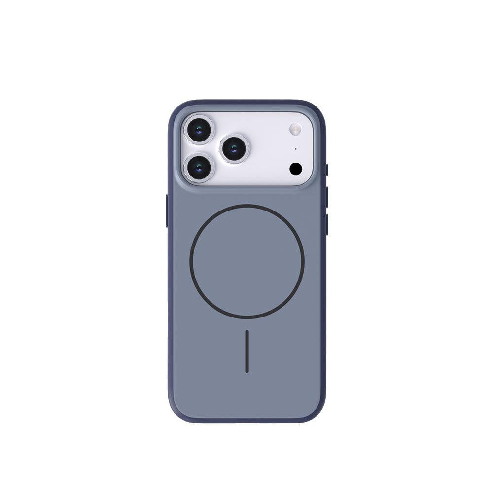 MOPAL MagSafe-Compatible Plastic Edges Form Silicone Case for iPhone 17 Pro Max · 2