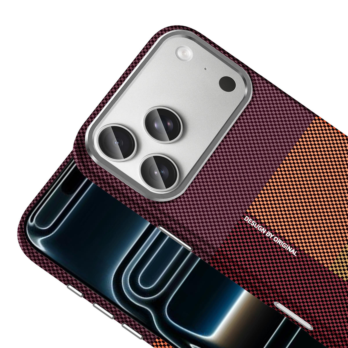 MOPAL MagSafe-Compatible Patterned Karbon Regi Case for iPhone 17 Pro Max · 4