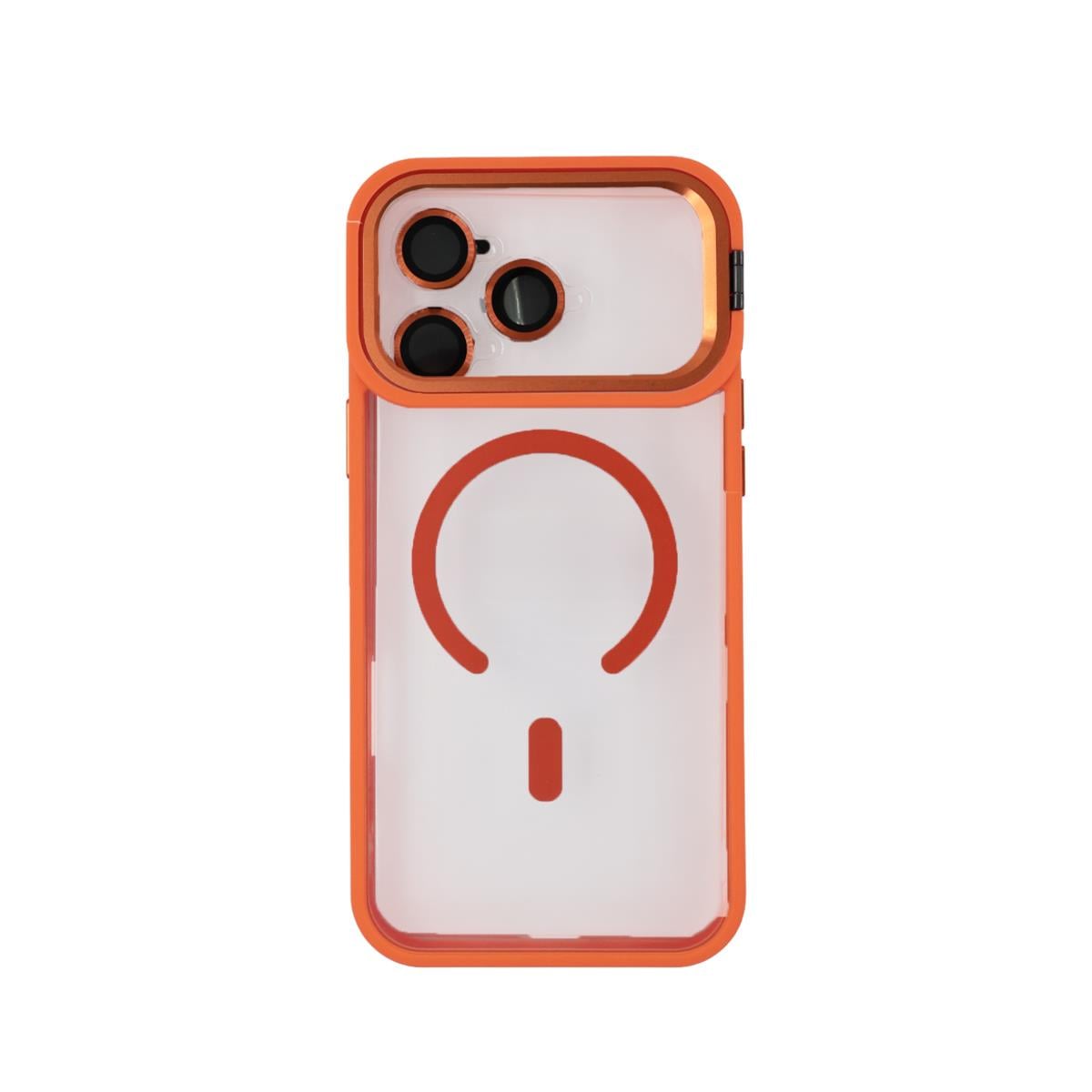 MOPAL MagSafe-Compatible Stand Camera-Lens Protection Clear Pass-1 Silicone Case for iPhone 17 Pro Max · 5