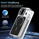 MOPAL MagSafe-Compatible Stand Plastic Edges Fin Silicone Case for iPhone 17 Pro Max · 8