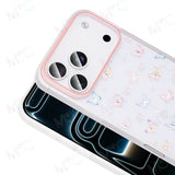 MOPAL Rhinestone Patterned Matte Yaz Silicone Phone Case for iPhone 17 Pro Max · 7