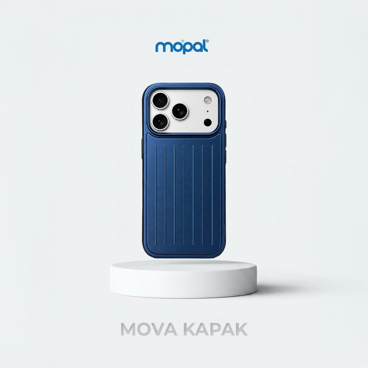 MOPAL Ribbed Patterned Hard-Shell Mova Case for iPhone 17 Pro Max · 1