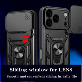MOPAL iPhone 17 Pro Stand Sliding Shock-Resistant Slide Silicone Case · 7