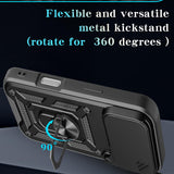 MOPAL iPhone 17 Pro Stand Sliding Shock-Resistant Slide Silicone Case · 5