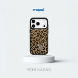 MOPAL Velvet-Lined Leopar Patterned Rhinestone Yeni Case for iPhone 17 Pro · 1