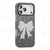 MOPAL Pearl Rhinestone Patterned Plastic Selen Silicone Phone Case for iPhone 17 Pro · 4