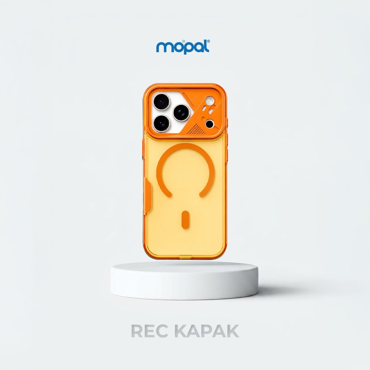 MOPAL MagSafe-Compatible Hard-Shell Boxed Rec Phone Case for iPhone 17 Pro · 1