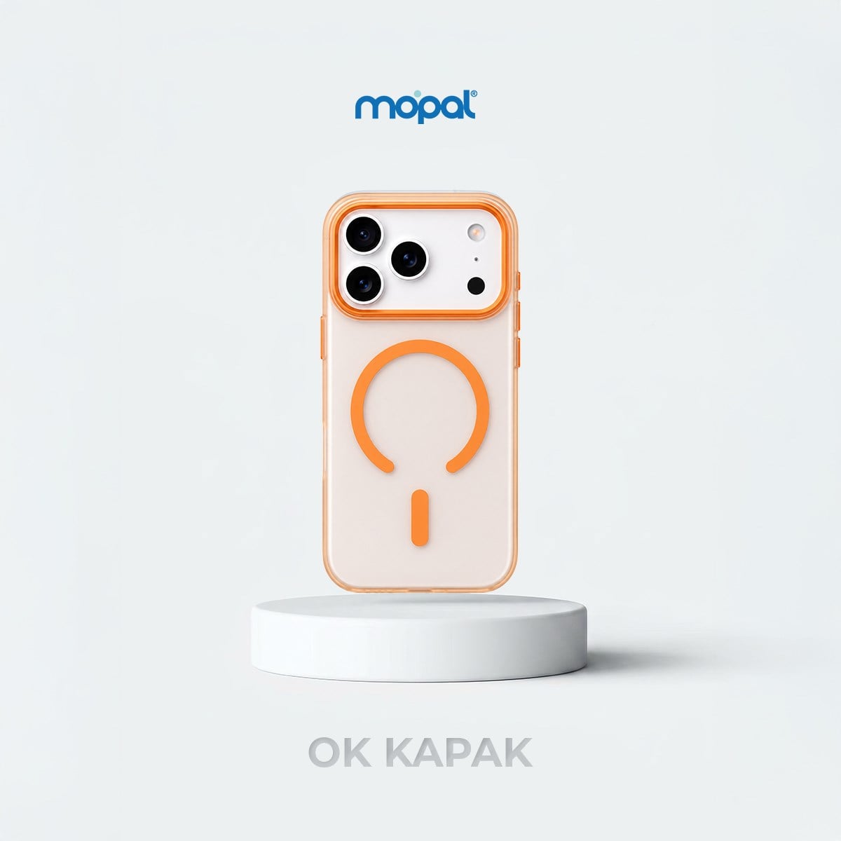 MOPAL MagSafe-Compatible Hard-Shell , Matte and Boxed OK Phone Case for iPhone 17 Pro · 1