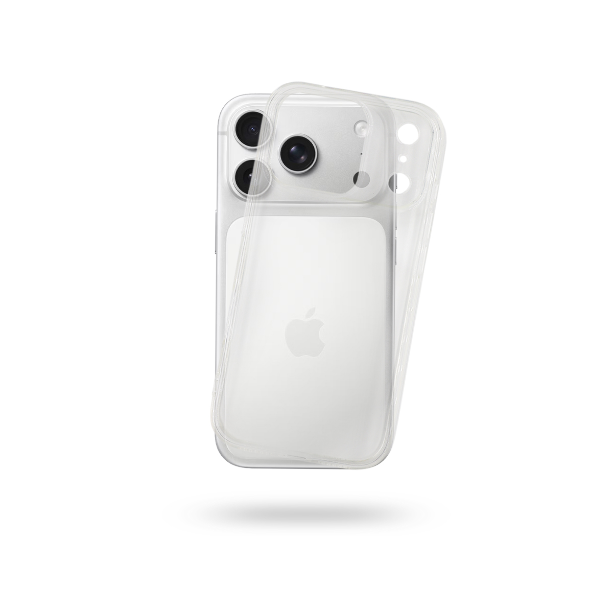 MOPAL Clear Clear TPU Silicone Case for iPhone 17 Pro · 1