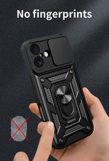 MOPAL iPhone 17 Stand Sliding Shock-Resistant Slide Silicone Case · 7