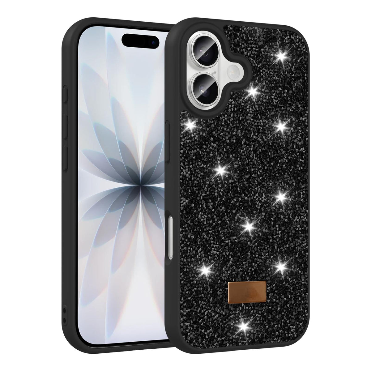 MOPAL Shock-Resistant Rhinestone Detail Melt Silicone Case for iPhone 17 · 3
