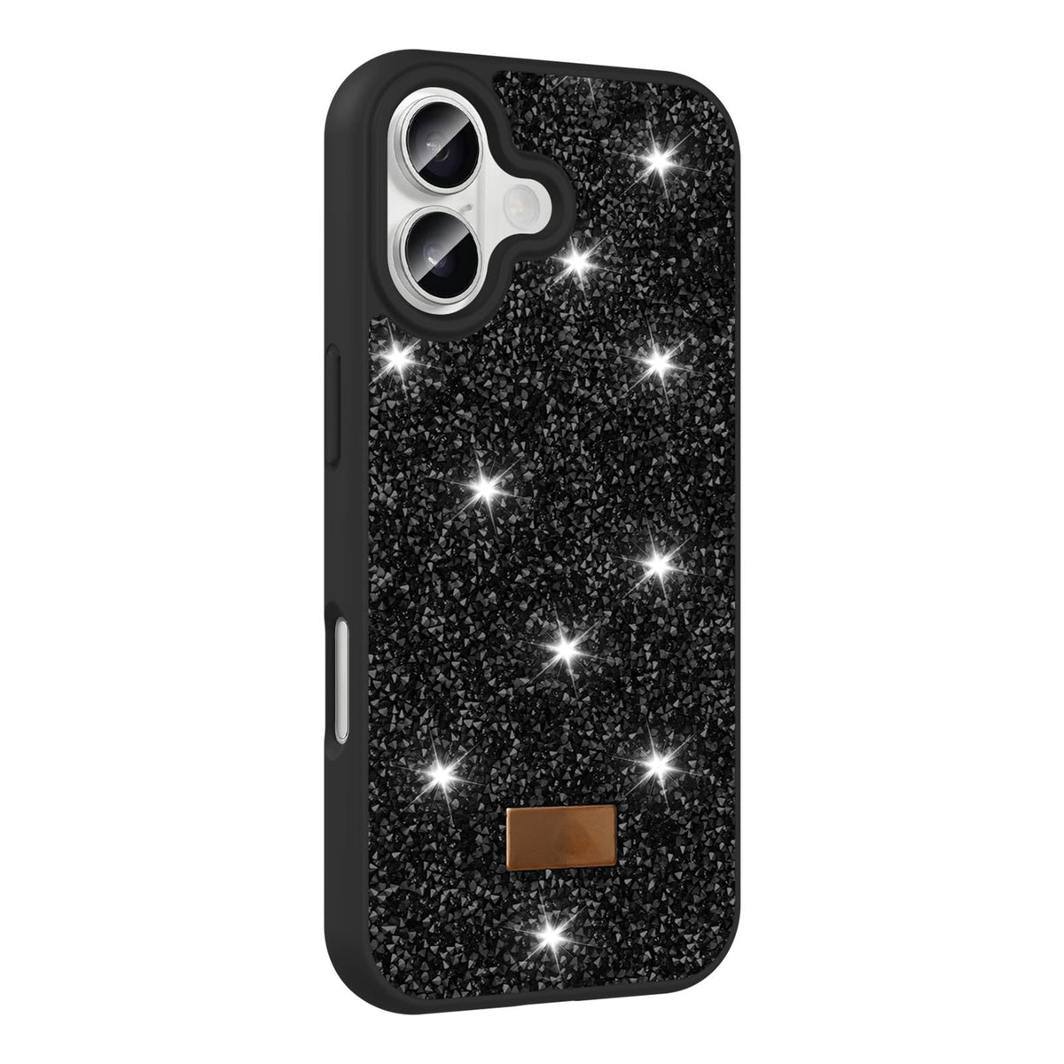 MOPAL Shock-Resistant Rhinestone Detail Melt Silicone Case for iPhone 17 · 2