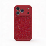 MOPAL Metal Buttons Velvet-Lined Boxed Taşlı Lara Silicone Phone Case for iPhone 17e · 3