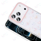 MOPAL Rhinestone Patterned Matte Yaz Silicone Phone Case for iPhone 17e · 7