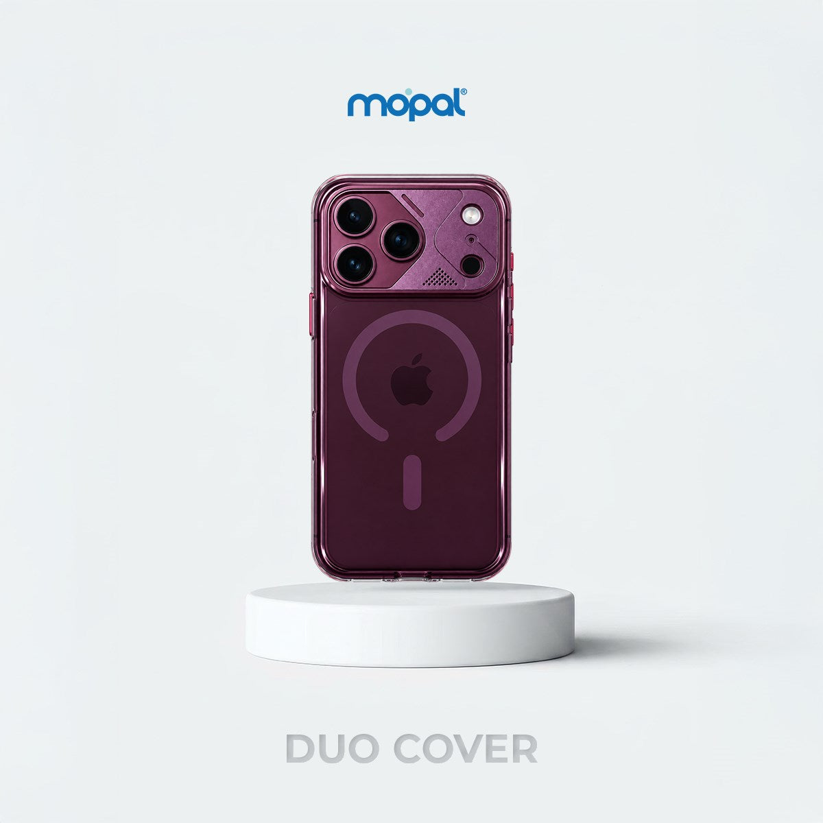 MOPAL MagSafe-Compatible Hard-Shell Clear Duo Phone Case for iPhone 18 Pro Max / iPhone 17 Pro Max · 1