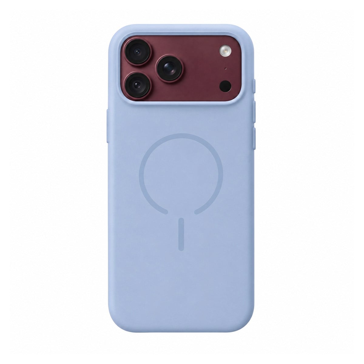 MOPAL MagSafe-Compatible Velvet-Lined Soft Aqua Silicone Case for iPhone 18 Pro Max · 5