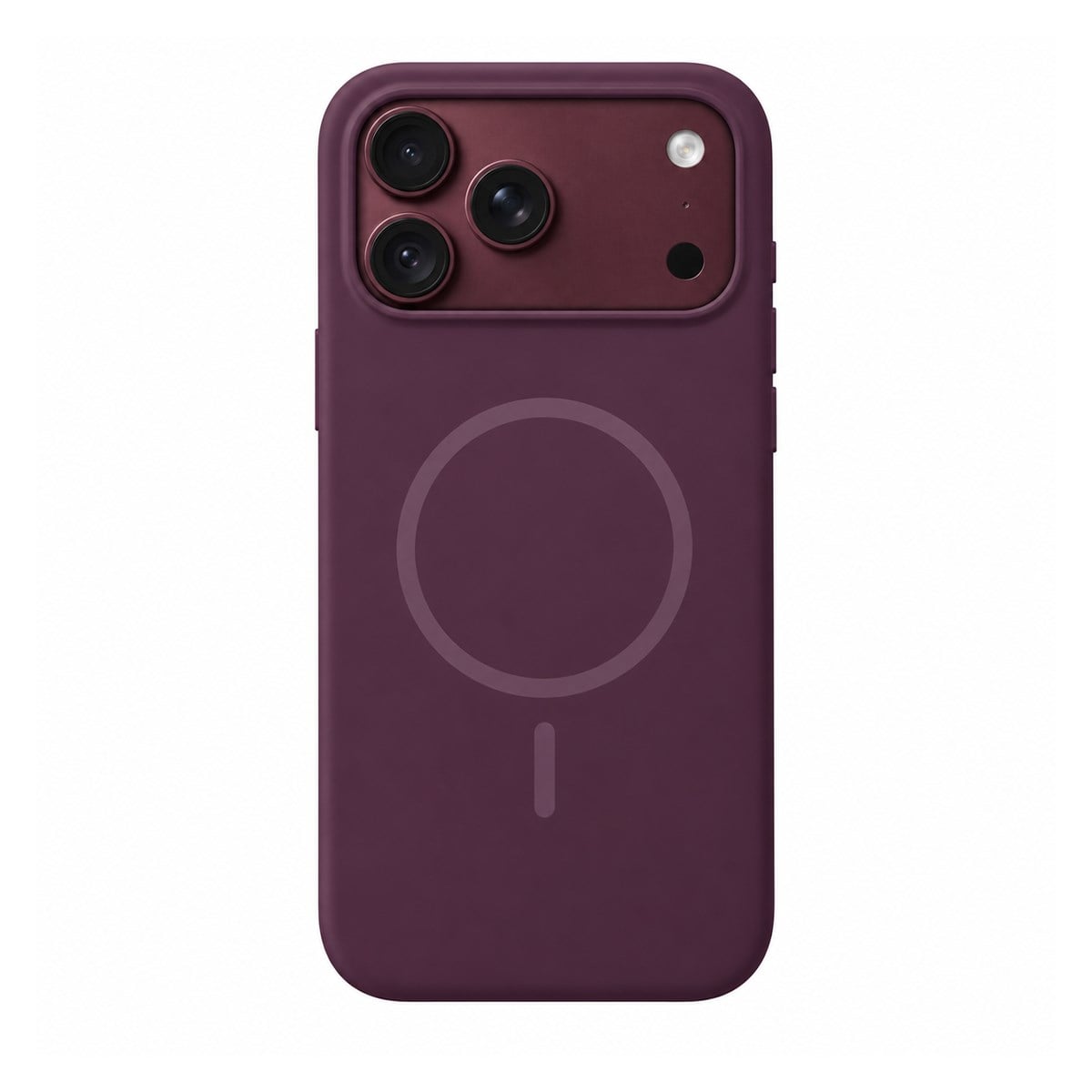 MOPAL MagSafe-Compatible Velvet-Lined Soft Aqua Silicone Case for iPhone 18 Pro Max · 3