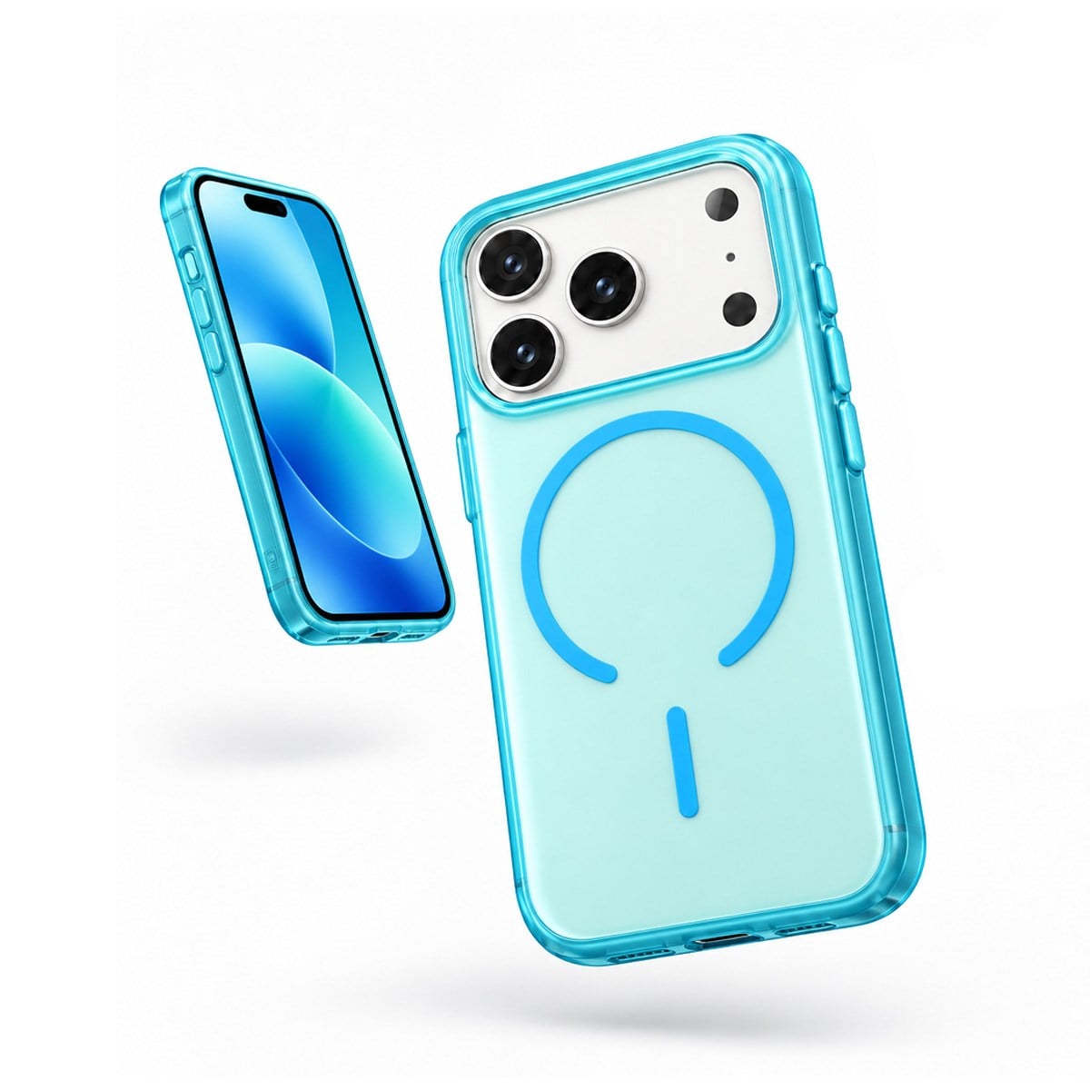 MOPAL MagSafe-Compatible Ultra-Slim Metal Buttons Mond Case for iPhone 18 Pro · 3