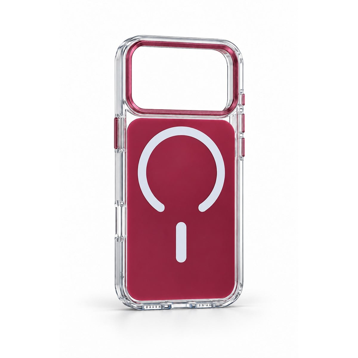 MOPAL MagSafe-Compatible Plastic Boxed Lent Silicone Phone Case for iPhone 18 Pro · 2