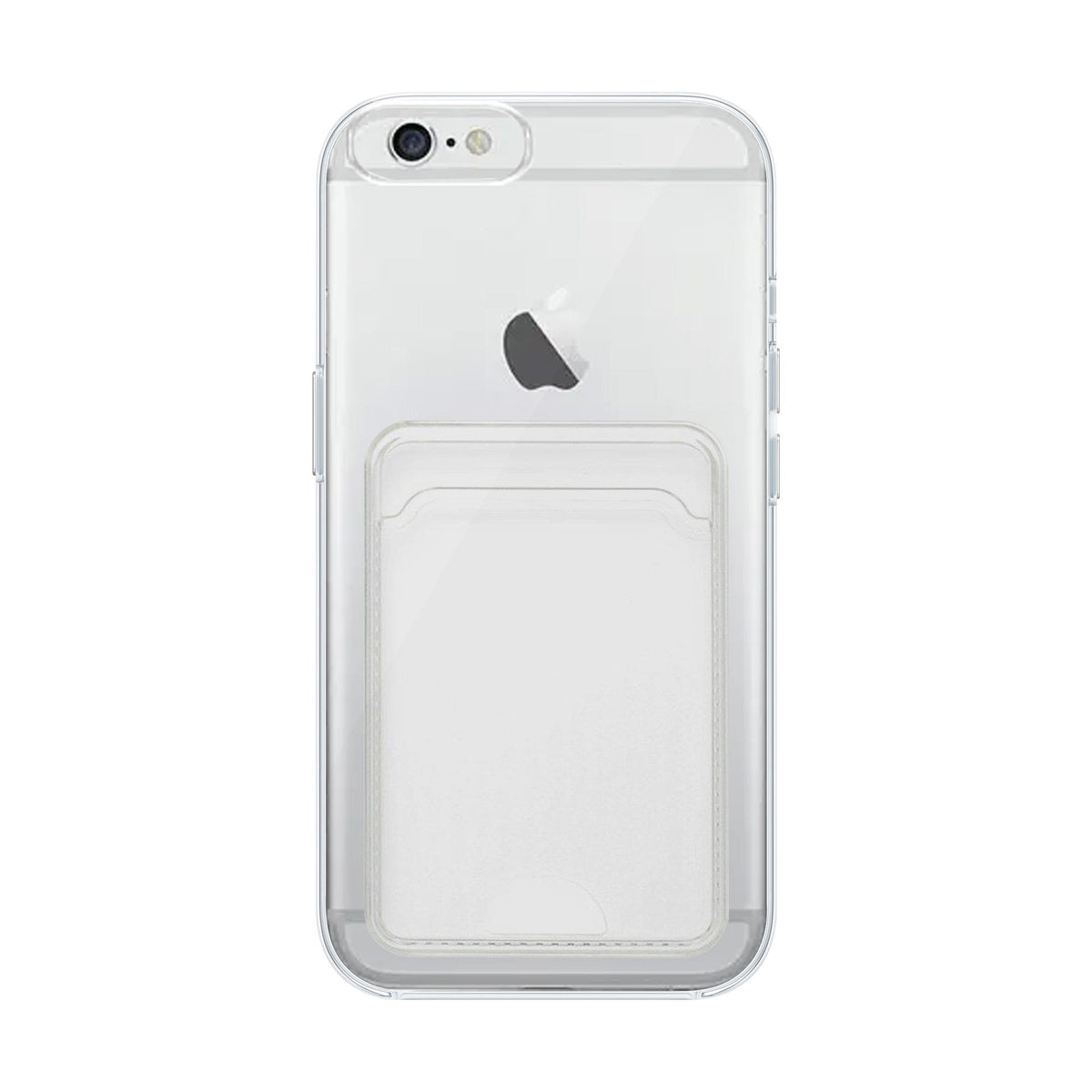 MOPAL iPhone 6 Plus Card Holder Clear Yuki Silicone Case · 2